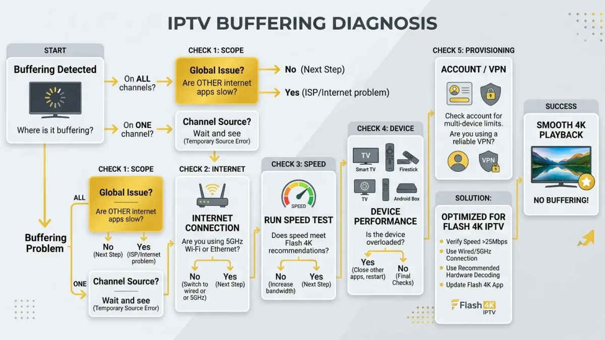 Frixplay IPTV – IPTV Works on One Device But Not Another: Full Diagnostic & Fix